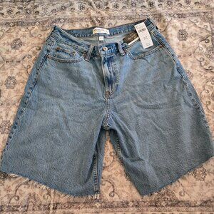 Abercrombie and Fitch Jorts Curve Love size 27